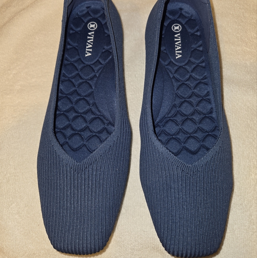 VIVAIA Women's Classic Blue Flats - Picture 9 of 14